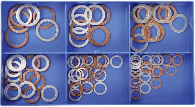 Assortiment afdichtringen 100-delig