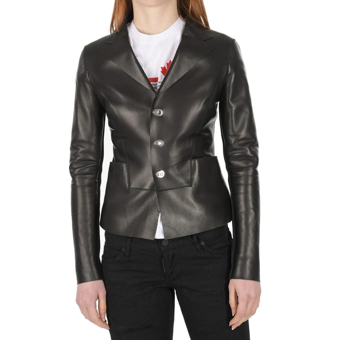 Dsquared2 leren jas
