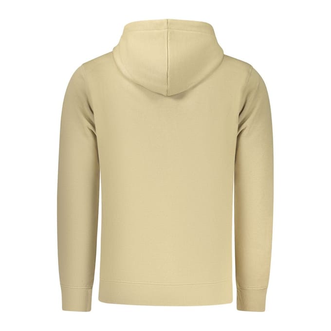Rifle Beige Katoenen Hoodie voor Mannen