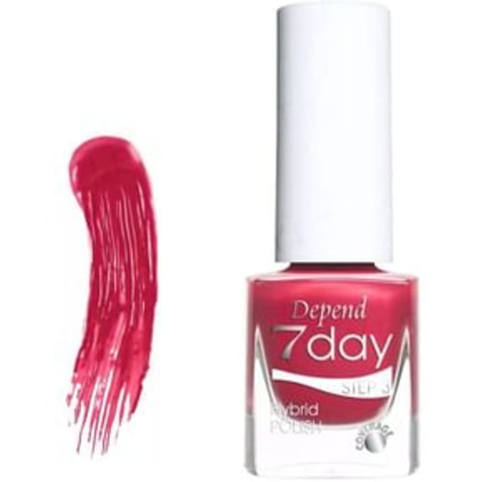 Depend Cosmetic - 7day Hybrid Polish 7341 Rose Red 5ml