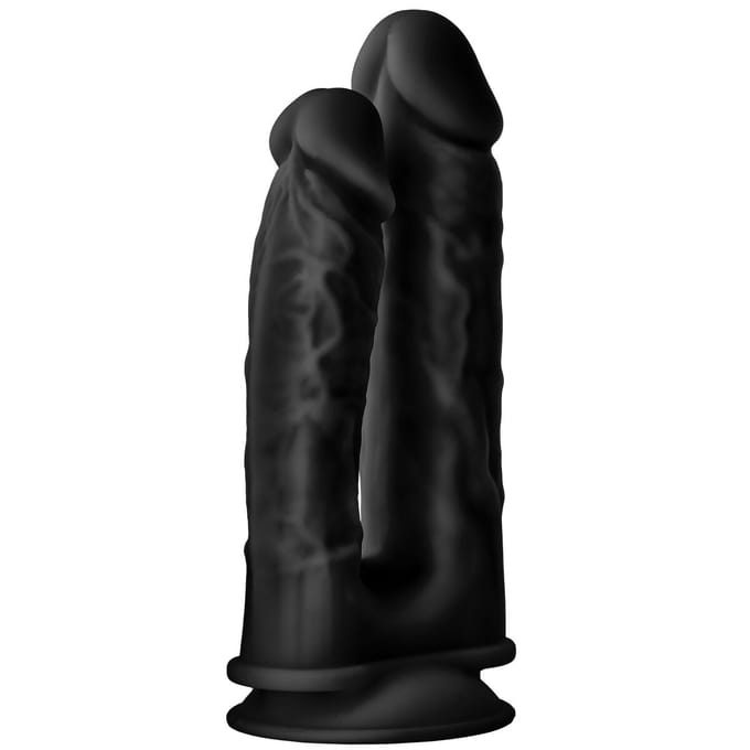 Dream Toys - Real Love Dubbele Dildo - Zwart