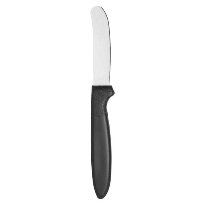 Kinvara Botermessen set 4x stuks - smeermessen - RVS - 17 cm - kruidenboter/tapenade mesjes