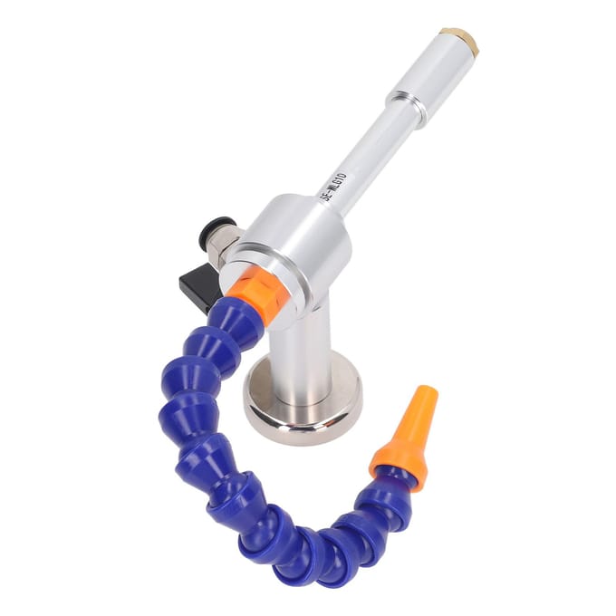 5-delige set Koude Luchtpistool Aluminiumlegering 7 Bar Vortex Droogkoelpistool met Flexibele Buis voor Kunststof