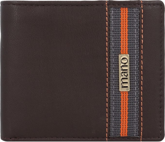 mano Don Leonardo Portemonnee RFID Leer 11 cm - Jongens - Horizontaal - dunkelbraun