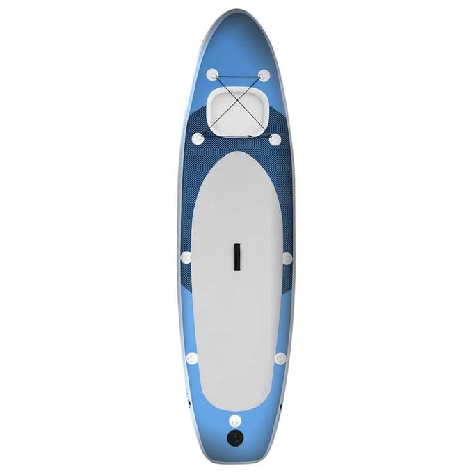 Vidaxl Planche de Stand-Up Paddle Gonflable avec Accessoires, Bleue, 360X81X10 Cm