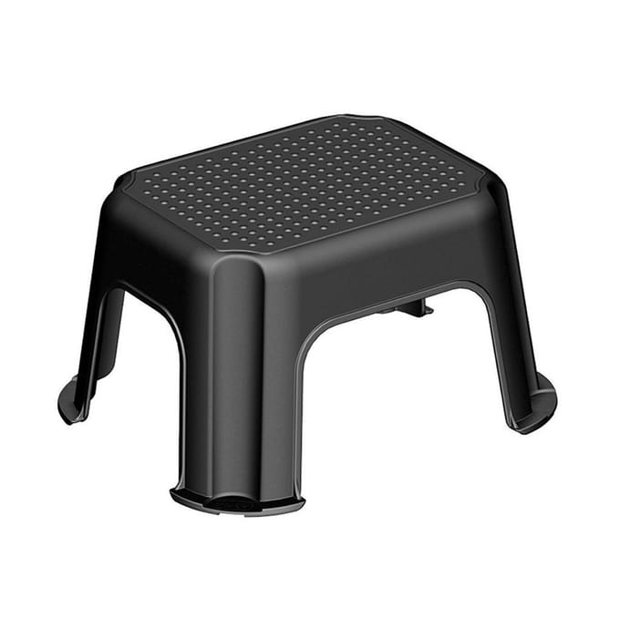 Rotho Basic Opstap - 43 x 36 x 24 cm - Zwart