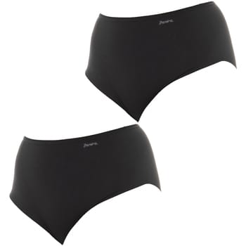 2er-Pack Höschen mit hoher Taille und elastischem, atmungsaktivem Stoff 1031893 für Damen