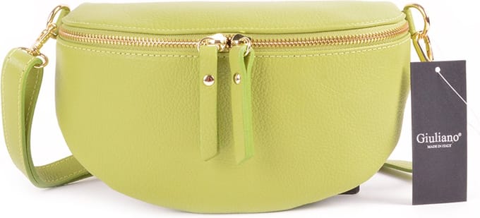 Giuliano heuptas Julia - Appelgroen - Dames - Made in Italy