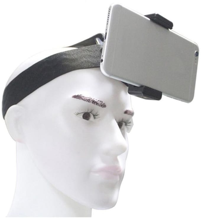 Hoofdband voor GoPro-camera en mobiel