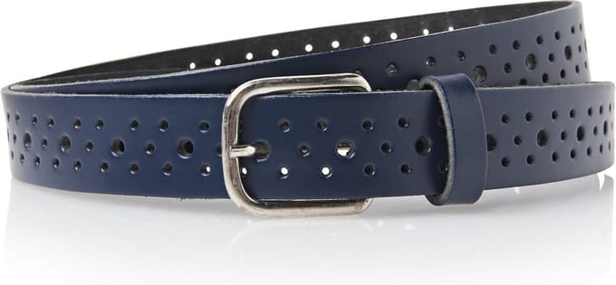 Timbelt Perfo Riem 2526 2.5 cm - Navy - One size