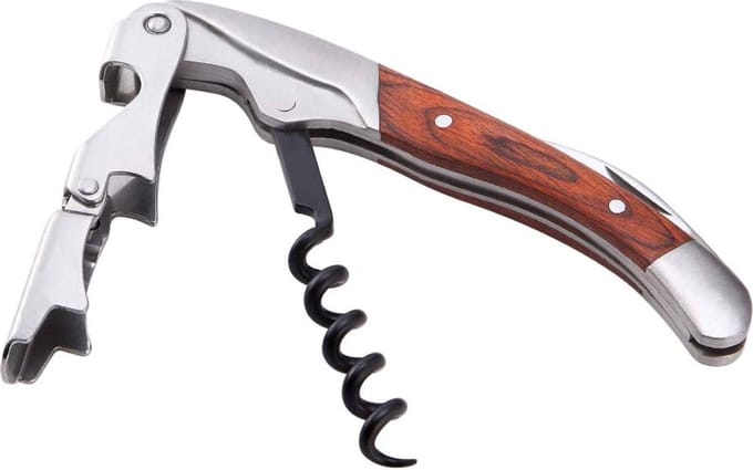 Bar Professional Kelnermes De Luxe 12 cm Hout-roestvrijstaal