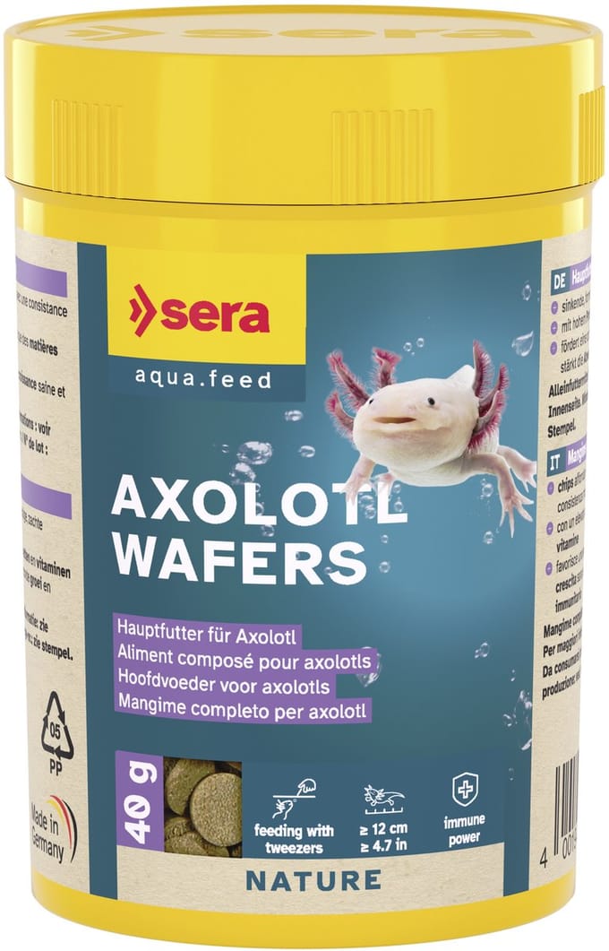 Sera - Axolotl wafers - Axoloth voer - 100 ml