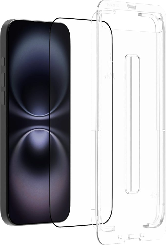 Cazy screenprotector geschikt voor iPhone 16 Plus - Screenprotector met Applicator