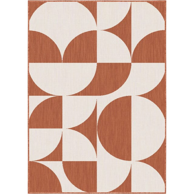Muratap Buitenkleed brussels summer terra creme- 160x230 cm