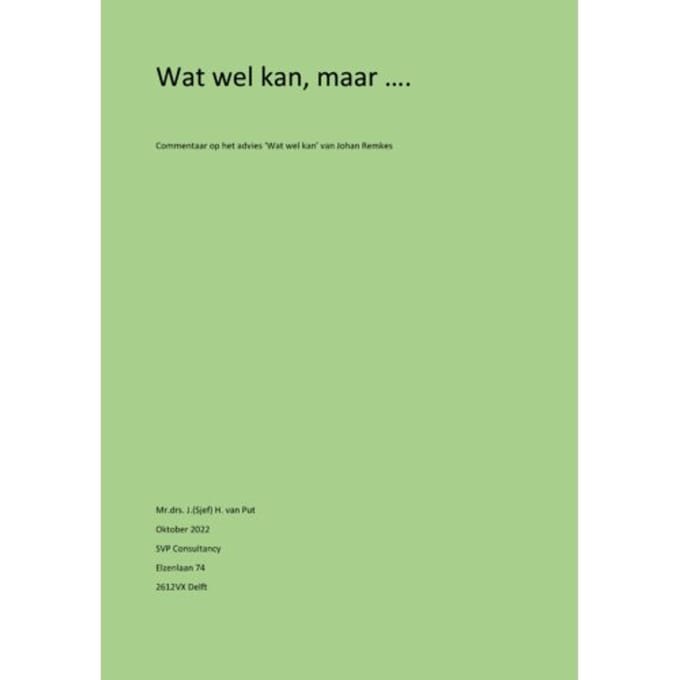 Wat Wel Kan, Maar - Sjef van Put