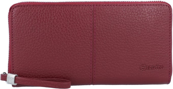 Esquire Verona Portemonnee RFID Leer 19 cm - Dames - Horizontaal - rot