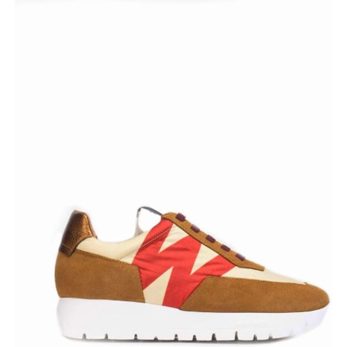 Wonders Odisei - dames sneaker - Bruin - maat 36 (EU) 3 (UK)