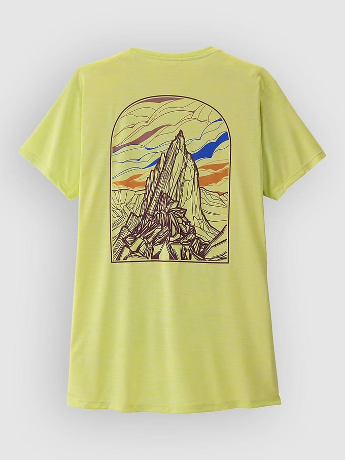 Patagonia Cap Cool Daily - Cloud Crag T-Shirt groen