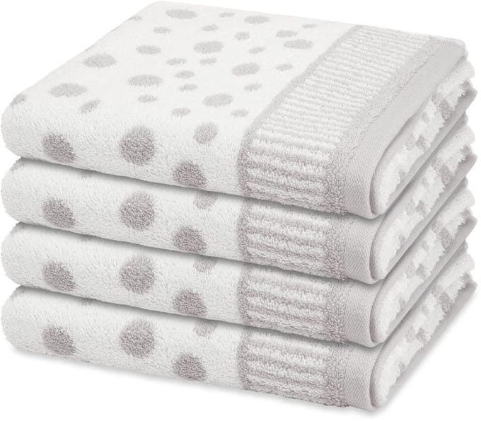 Ross Sonstiges 4 X handdoek - in set 4 pack Punkte allover