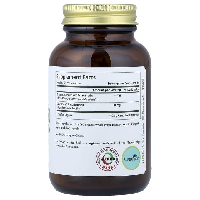 Superpure® Astaxanthine, 60 Capsules