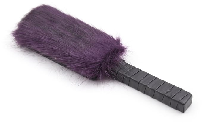 Smart Moves - Faux Fur Paddle - 32 cm - Paars/Zwart