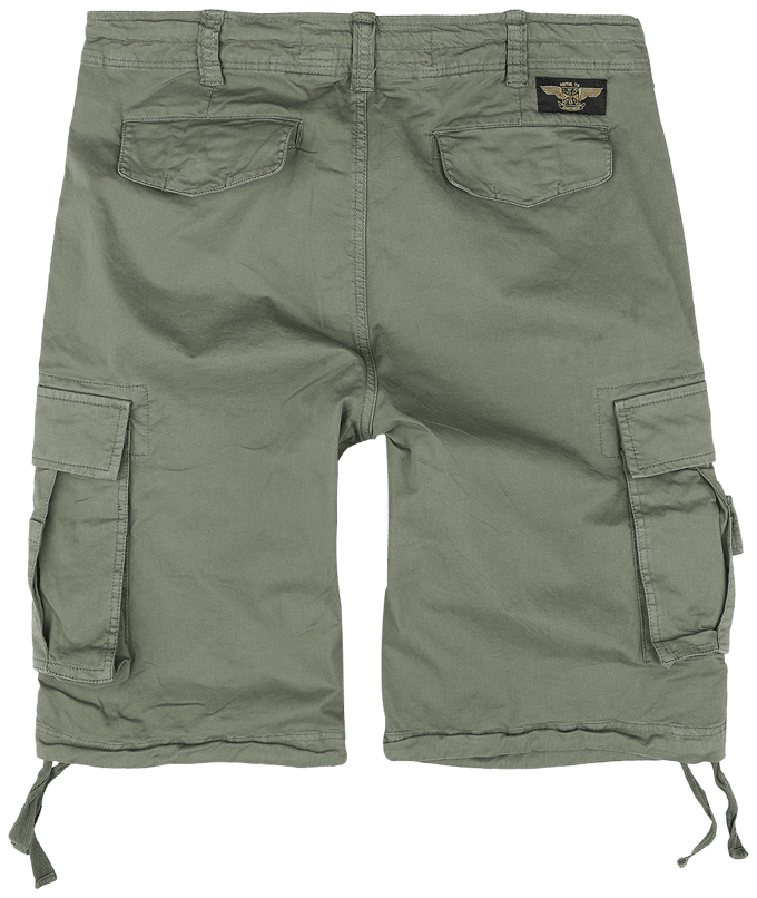 West Coast Choppers Cargoshort Shorts olijf Polyamide -