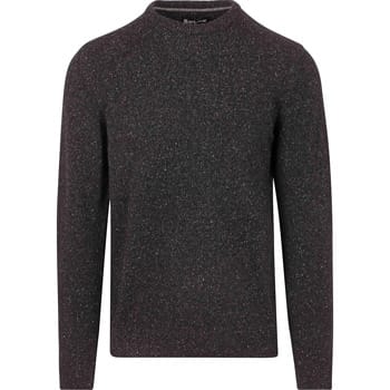 Barbour Trui Lamswol Zwart - Maat M - Heren