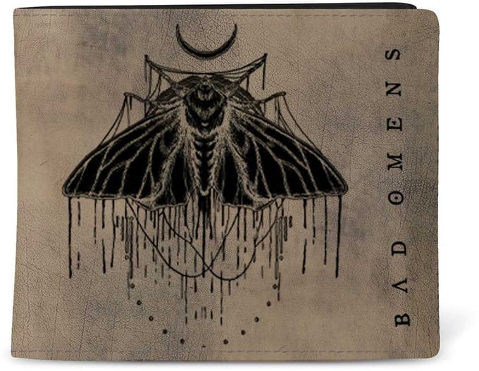 Rocksax Bad Omens - Moth Portemonnee - Bruin