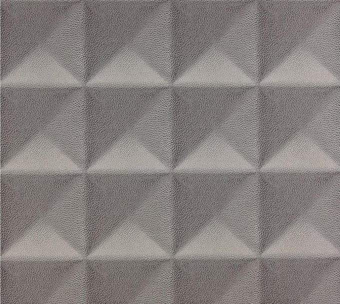 Dutch Wallcoverings Vliesbehang leer pyramide - grijs