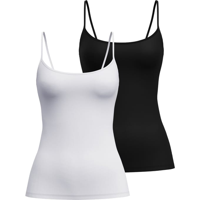 CALIDA Onderhemd Sleek Skin Spaghetti Top 2P Set van 2