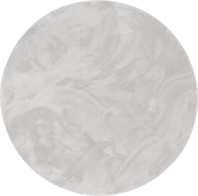 Pergamon Luxus Super Soft Feel Vloerkleed Pearl rond