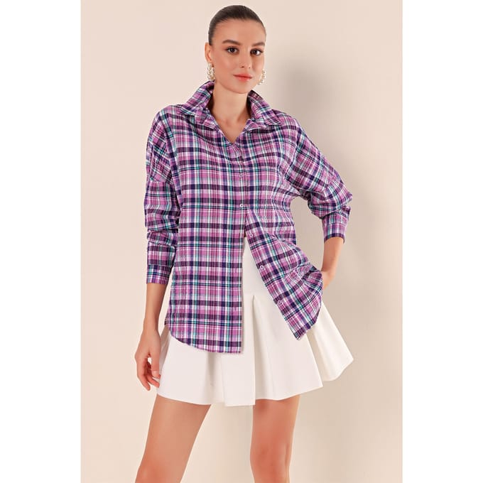 Overmaatse Poplin 2-Pack Shirt