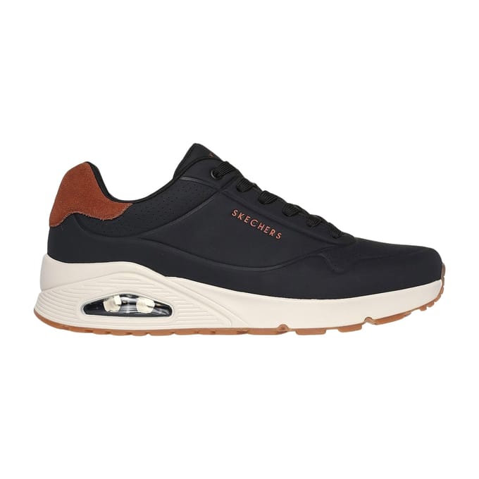 Skechers Uno - Suited On Air - Heren Sneakers - Zwart