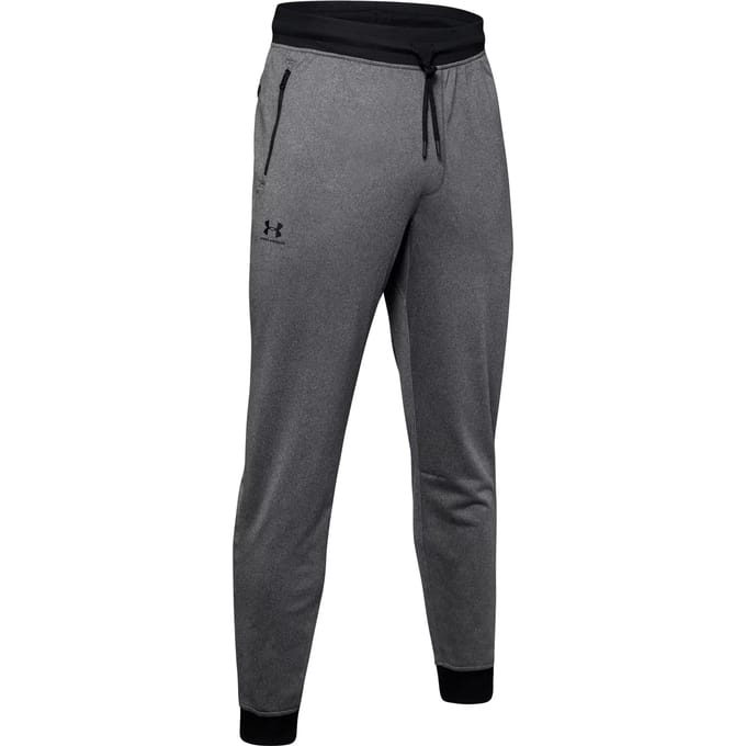 Under Armour SPORTSTYLE TRICOT JOGGER Heren Sportbroek - Grijs/Zwart