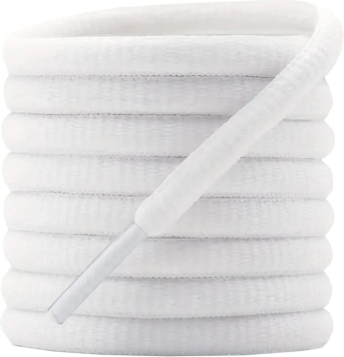 Hypedpair Asics Veters | 140cm | Wit | White | Laces | o.a. geschikt voor Asics, New Balance etc