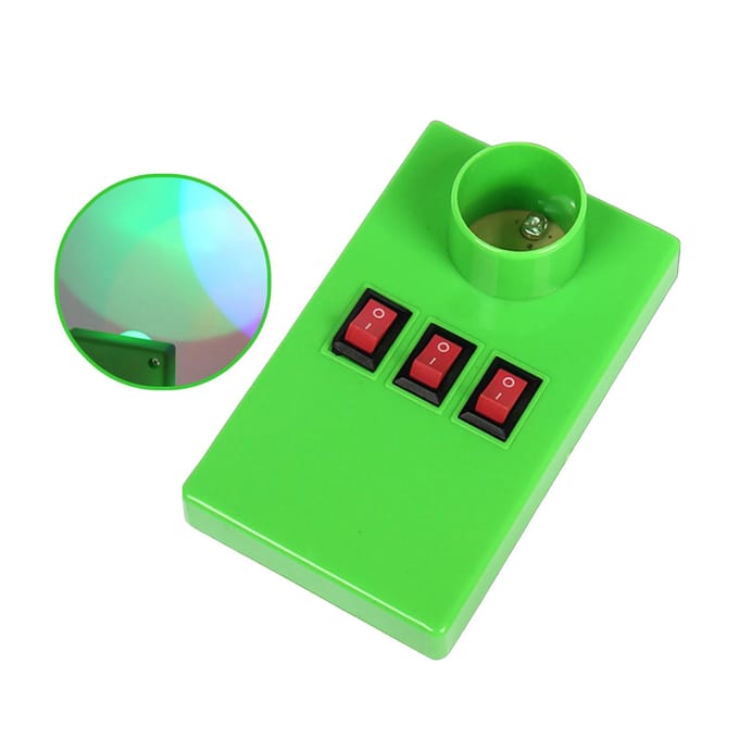 Drie Primaire Kleuren van Licht Fysisch Optisch Experiment Onderwijsapparatuur Tool voor Schoollab Student green