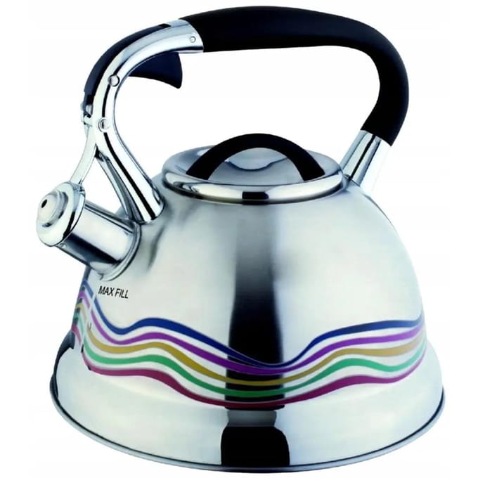 Klausberg KB-7048  fluitketel - 2,7L - rvs - alle warmtebronnen