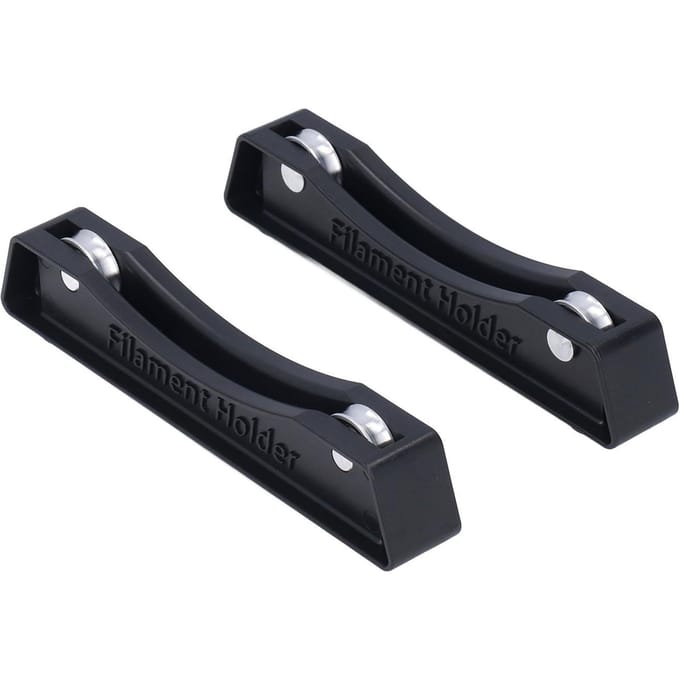 1 Paar 3D Printer Filamenthouder Lagerontwerp Printbaar Verbruiksrek voor PLA ABS TPU Spoel black