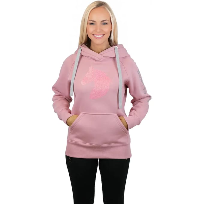 Dames Hoodie Horsenjoy Born To Ride