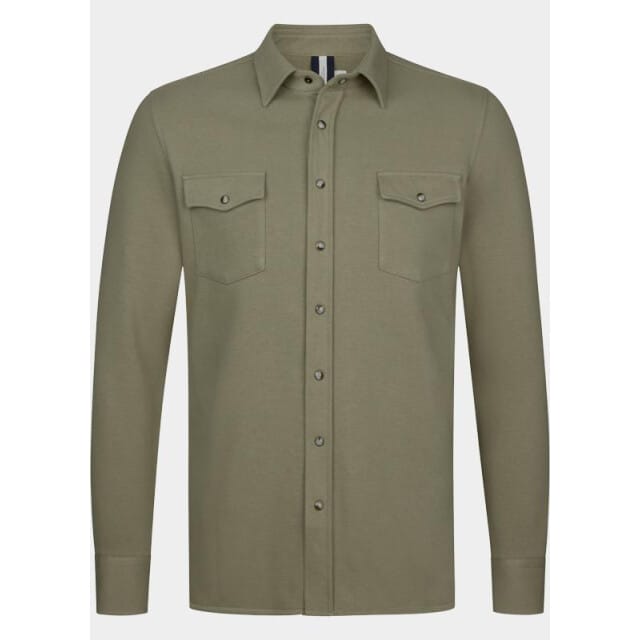 Profuomo Overshirt Western Groen - Maat XL - Heren