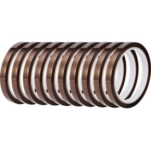 TRU COMPONENTS Polyimide ESD-tape Amber (l x b) 33 m x 10 mm 10 stuk(s)