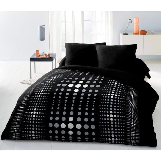 Noorse hoes HOME LINGE PASSION Steevy Zwart 220 x 240 cm