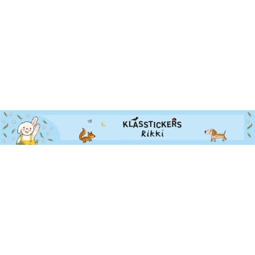 Klasstickers Rikki