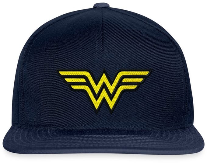 DC Comics Wonder Woman Logo Borduurwerk Snapback cap
