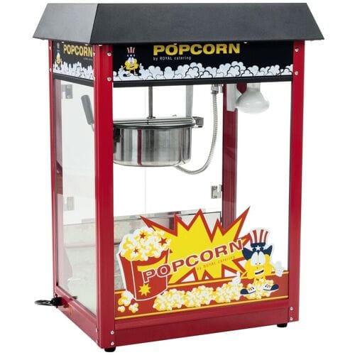 Popcornmachine - 1500 W - Zwart dak - Royal Catering RCPS-16E