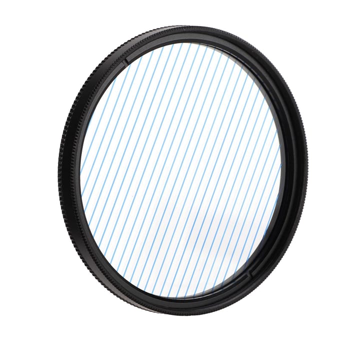 Junestar Blue Streak Special Effects Filter Anamorfisch Optisch Glas voor Nikon Camera Accessoire gray