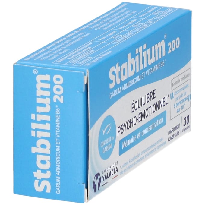 Laboratoire Yalacta Stabilium 200 Psycho-Emotioneel Evenwicht 30 Capsules