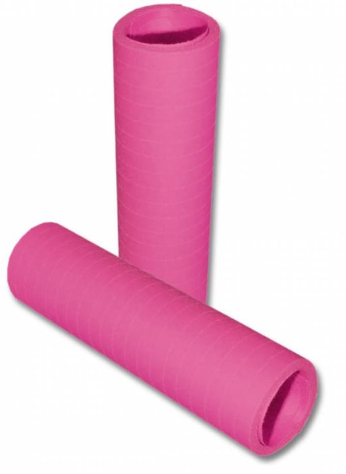 Wefiesta Serpentine 4 Meter Papier Roze 20-delig