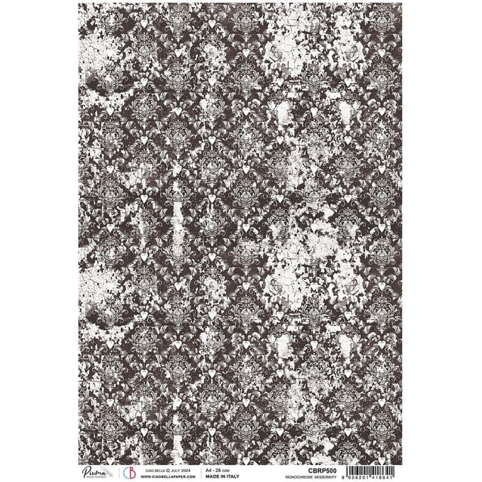 Motief strozijde "Paris Je t'aime - Damask"