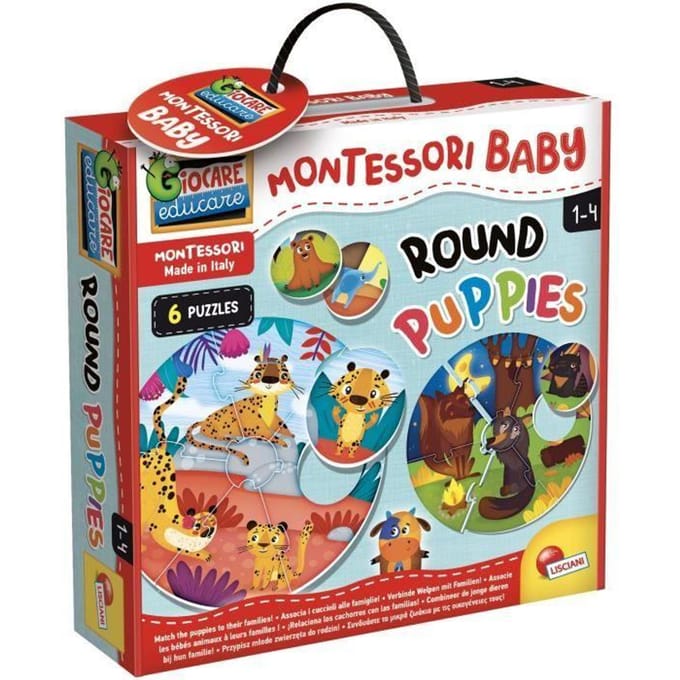Lisciani - Montessori Baby - round puppies